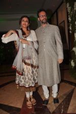 Raveena Tandon, Anil Thadani at Ritesh & Genelia_s Sangeet Ceremony in Taj Lands end, Mumbai on 31st Jan 2012 (318).JPG